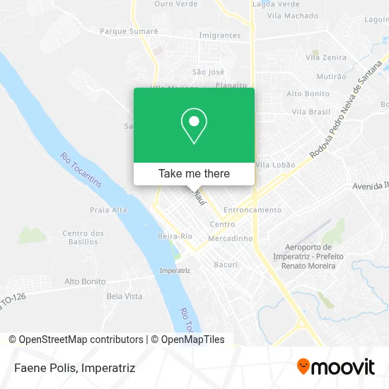 Faene Polis map