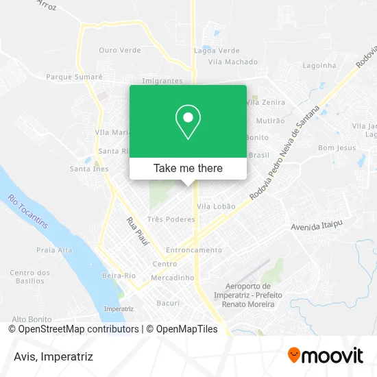 Avis map