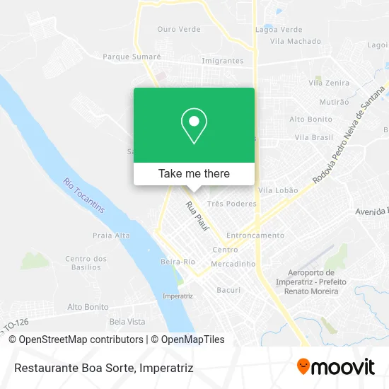 Restaurante Boa Sorte map