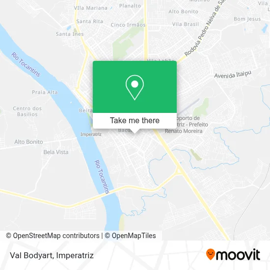 Val Bodyart map