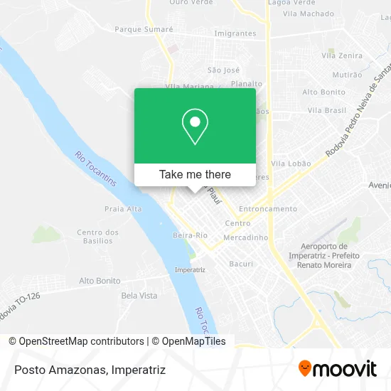 Posto Amazonas map