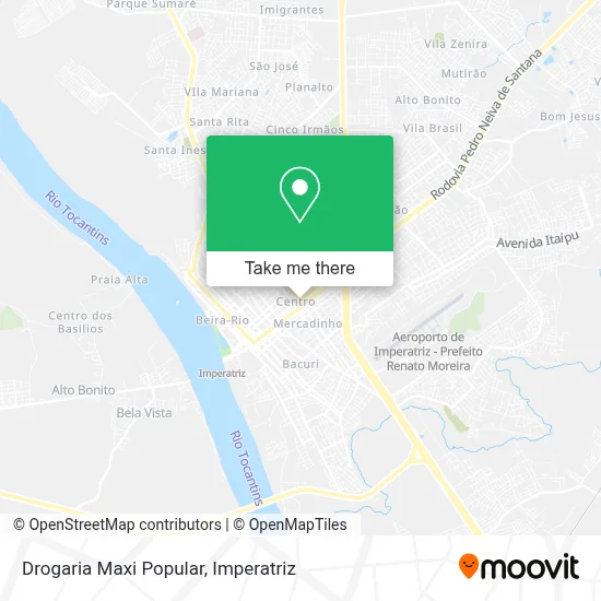 Drogaria Maxi Popular map