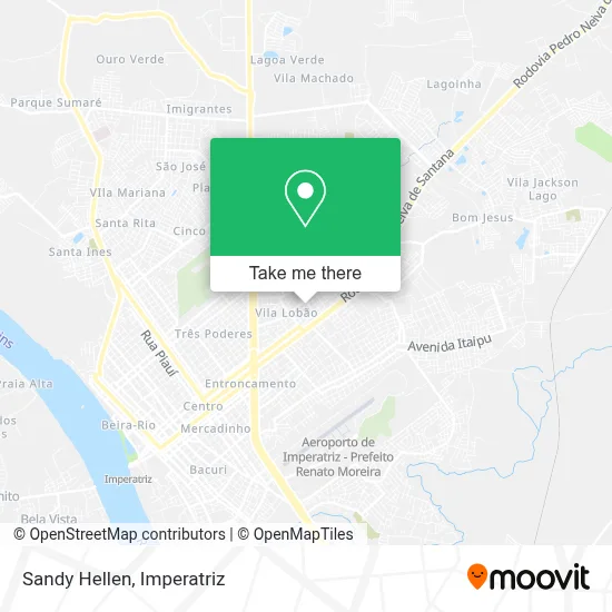 Sandy Hellen map