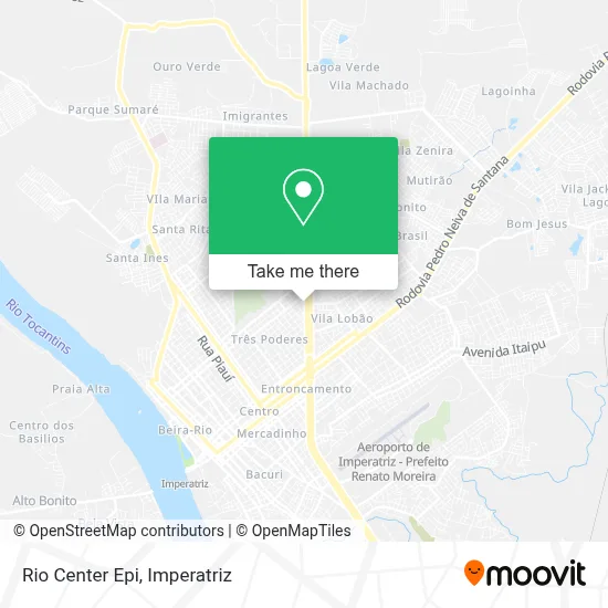 Rio Center Epi map