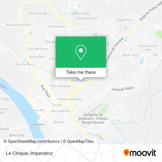 Le Chique map