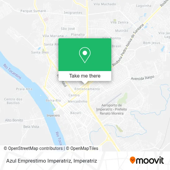 Azul Emprestimo Imperatriz map