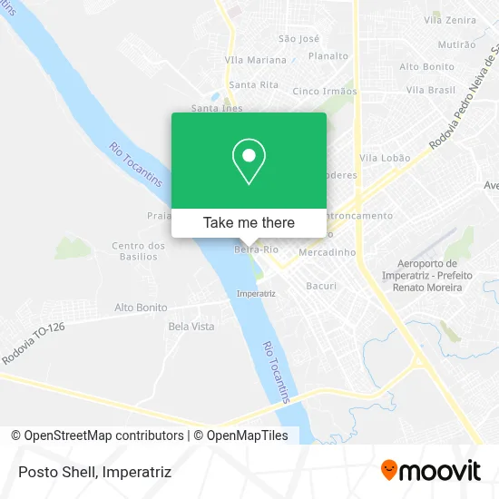 Posto Shell map