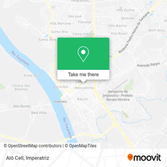 Alô Cell map