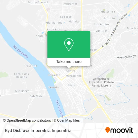 Byd Disbrava Imperatriz map