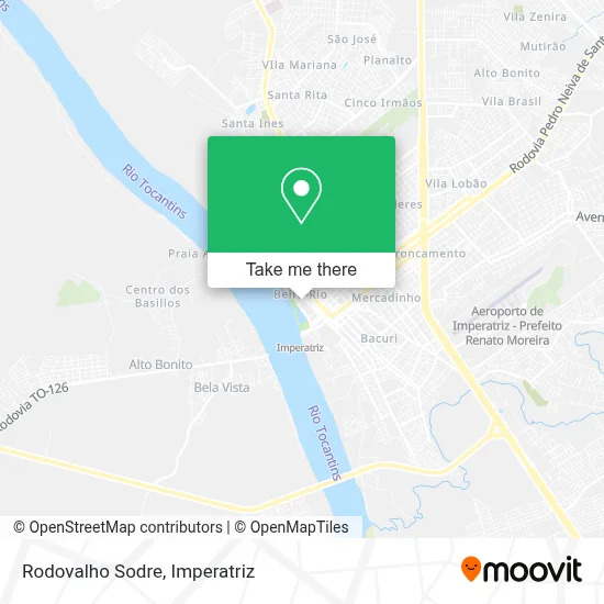 Rodovalho Sodre map