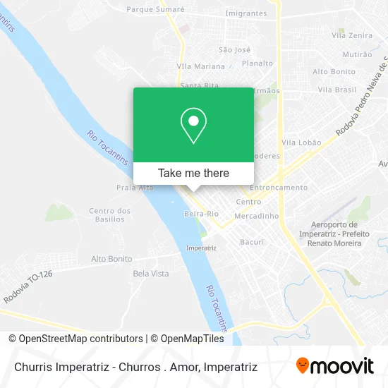 Churris Imperatriz - Churros . Amor map