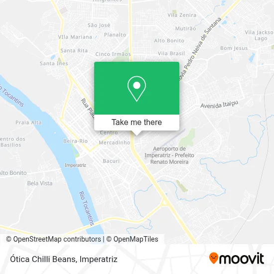 Ótica Chilli Beans map