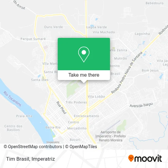Tim Brasil map