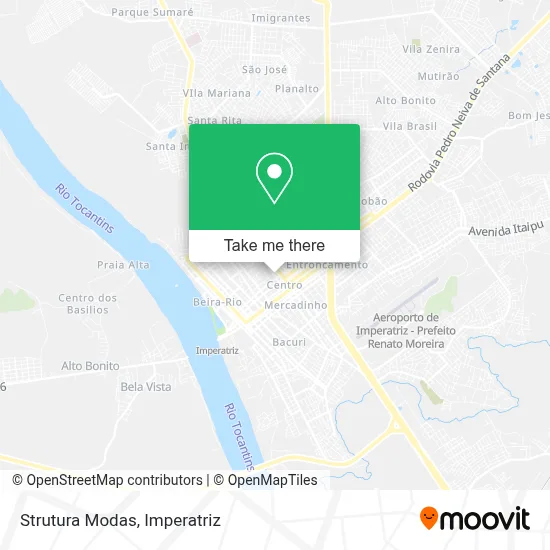 Strutura Modas map