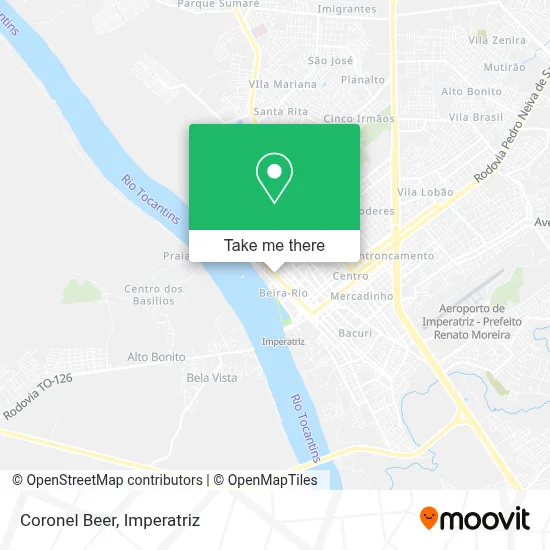 Coronel Beer map