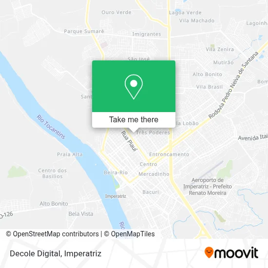 Decole Digital map