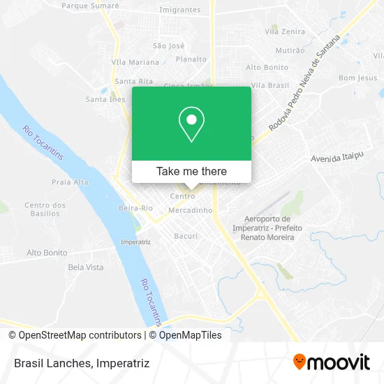Brasil Lanches map