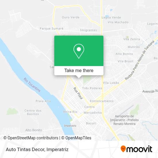 Auto Tintas Decor map