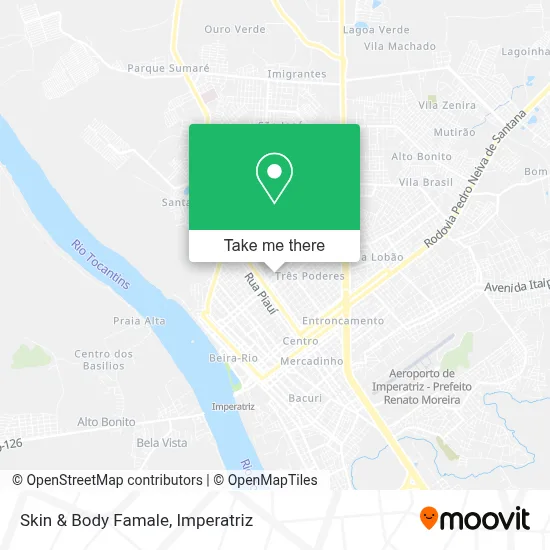Skin & Body Famale map