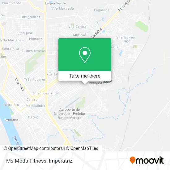 Ms Moda Fitness map