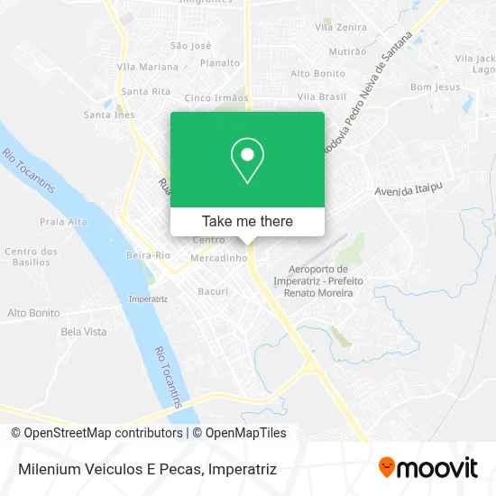 Milenium Veiculos E Pecas map