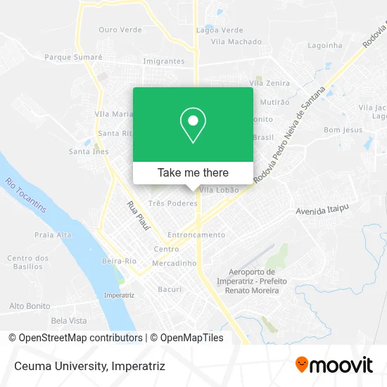 Ceuma University map