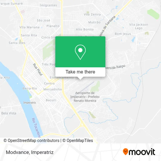 Modvance map