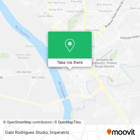 Gabi Rodrigues Studio map
