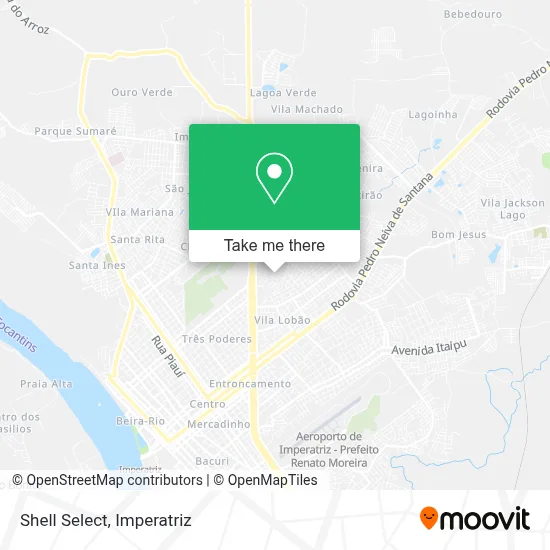 Shell Select map