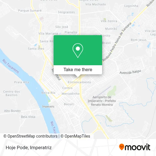 Hoje Pode map