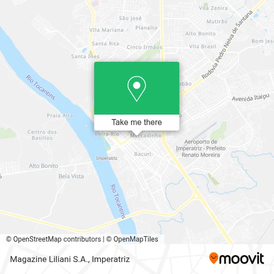 Magazine Liliani S.A. map