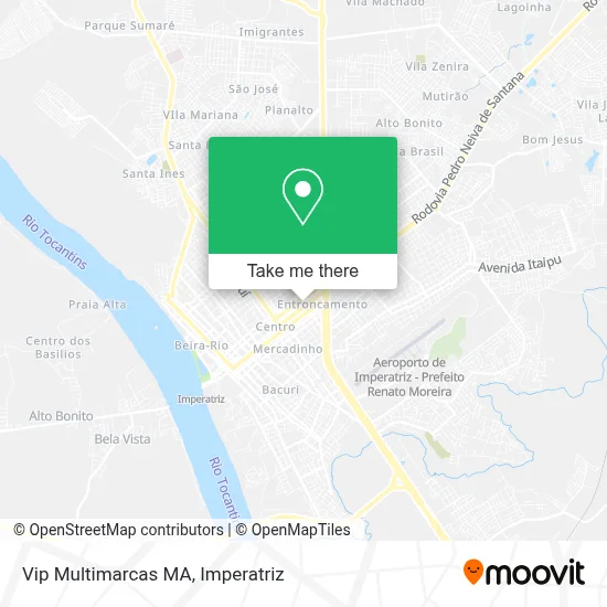 Vip Multimarcas MA map