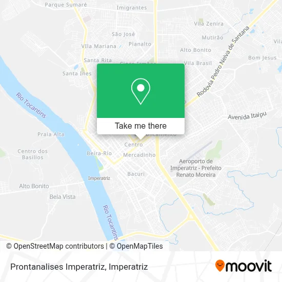 Prontanalises Imperatriz map