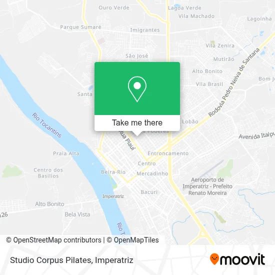 Studio Corpus Pilates map