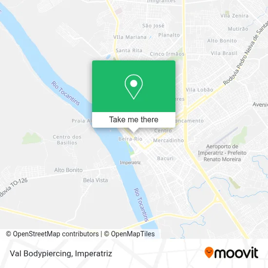 Val Bodypiercing map