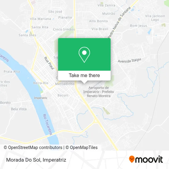 Morada Do Sol map