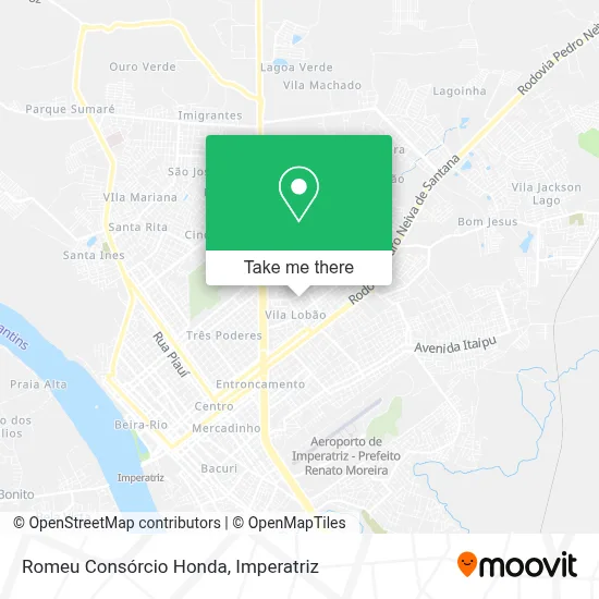 Romeu Consórcio Honda map