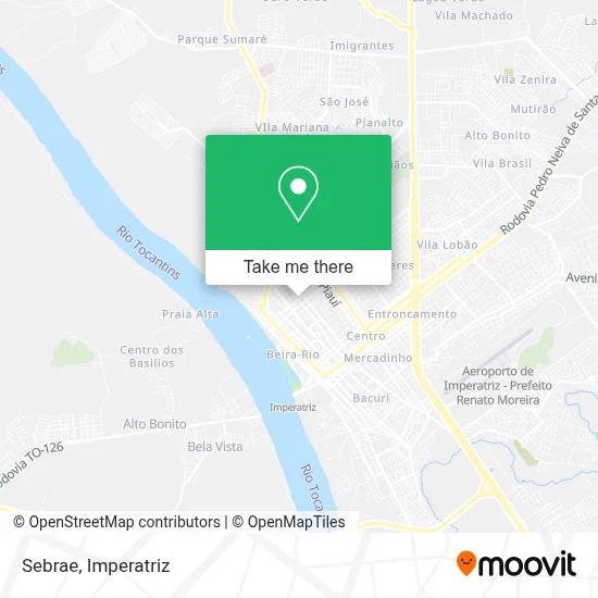 Sebrae map