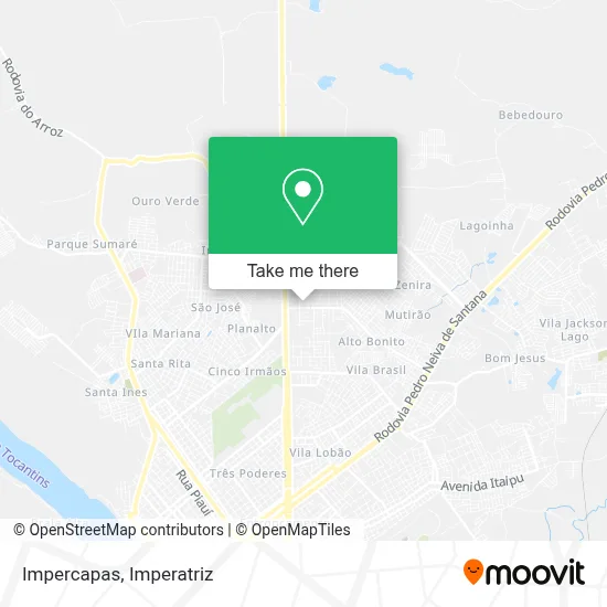Impercapas map