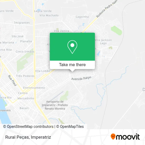 Rural Peças map
