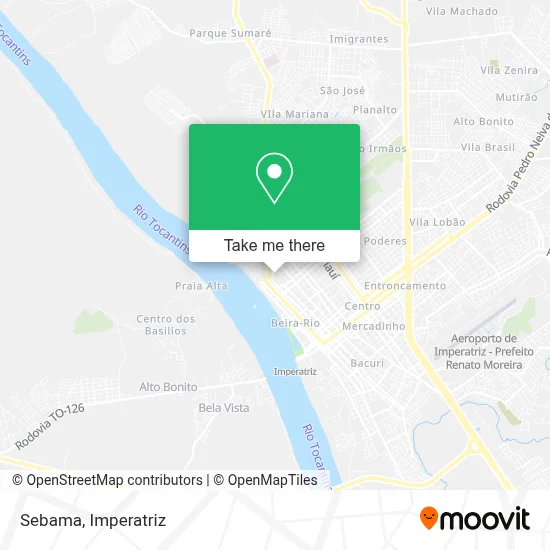 Sebama map