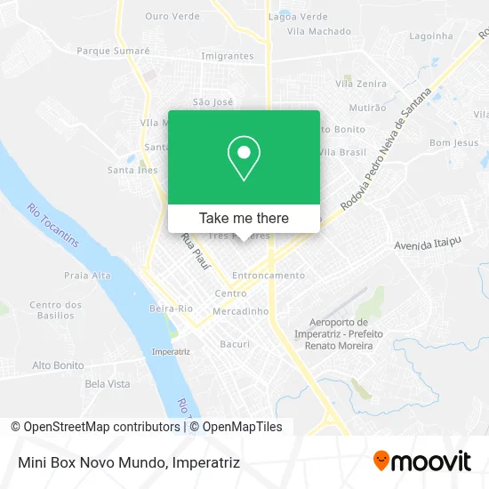 Mini Box Novo Mundo map
