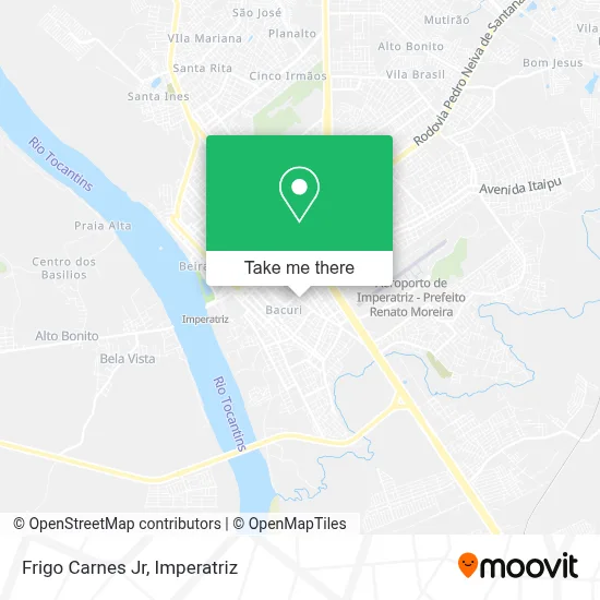 Frigo Carnes Jr map