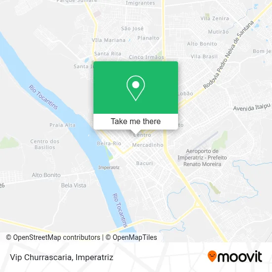 Vip Churrascaria map