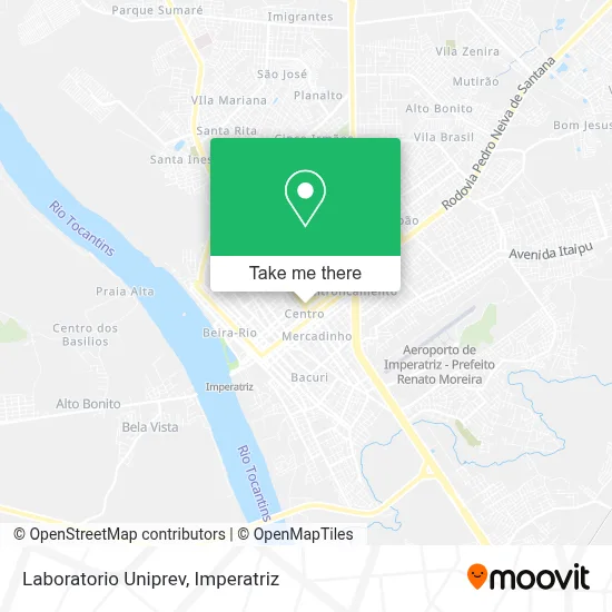 Laboratorio Uniprev map