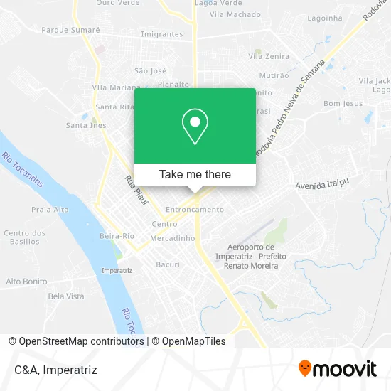 C&A map