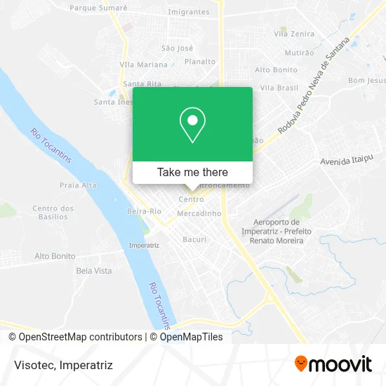 Visotec map