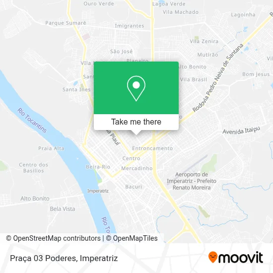 Praça 03 Poderes map