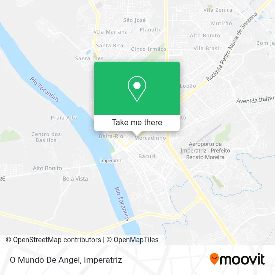 O Mundo De Angel map