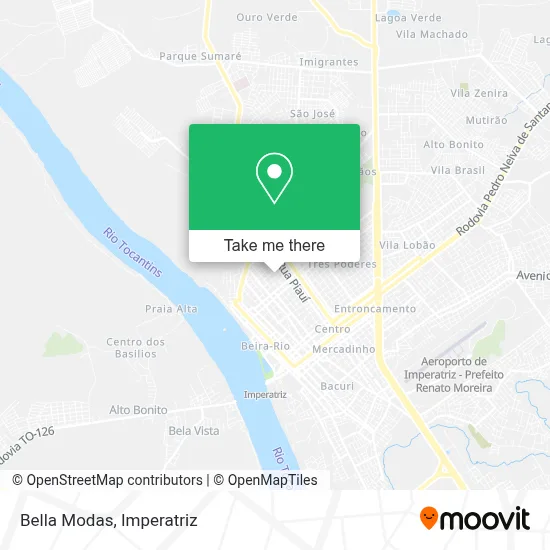 Bella Modas map
